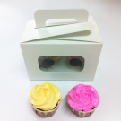 2 Cupcake Window Box with Handle($2.20/pc x 25 units)