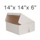 Cake Boxes - 14" x 14" x 6" ($2.40/pc x 25 units)